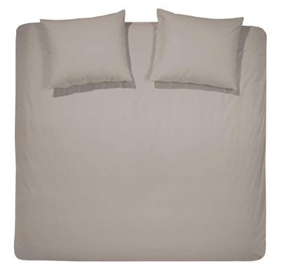Cinderella dekbedovertrek Weekend - taupe - 200x200/220 cm - Leen Bakker