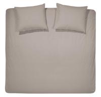 Cinderella dekbedovertrek Weekend - taupe - 200x200/220 cm - Leen Bakker - thumbnail