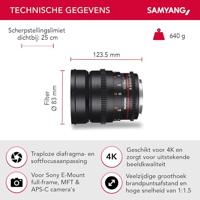 Samyang 24mm T1.5 VDSLR ED AS IF UMC II Sony FE - thumbnail