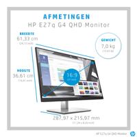 HP - COMM DISPLAYS (BO) PC monitor E27QG4 27 inch IPS VGA/HDMI/DP/USB - thumbnail