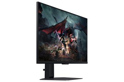 Samsung Odyssey G50D QHD Gaming Monitor, 27 inch, scherm met Fast IPS-paneel, 2.560 x 1.440 pixels, AMD FreeSync, vernieuwingssnelheid 180 Hz, responstijd 1 ms (G/G)