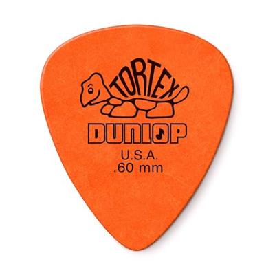 Dunlop Tortex Standard 0.60mm 12-pack plectrumset oranje