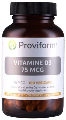 Proviform Vitamine D3 75mcg Vegicaps Proviform Vitamine D3 75mcg Vegicaps