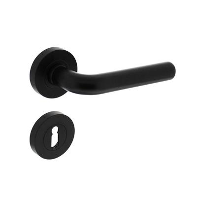 Deurkruk Agatha op rozet !52x10mm M DK Agatha op r