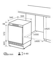 Exquisit UGS105-FE-010F Inbouw vriezer - thumbnail