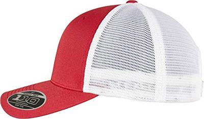 Flexfit FX110MT 110 Mesh 2-Tone Cap - Red/White - One Size