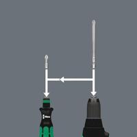 Wera Kraftform Kompakt 10 05056653001 Bitset 10-delig Plat, Kruiskop Phillips, Kruiskop Pozidriv, Binnen-Torx - thumbnail
