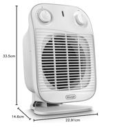 Draagbare elektrische mini-kachel DeLonghi HFS50A20 Wit 2000 W - thumbnail