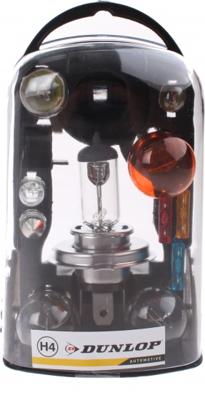 Gloeilamp voor de auto Dunlop Zekering H4 12 V (11 Onderdelen)