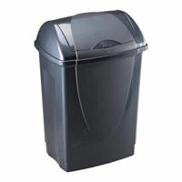 Vuilnisemmer Mondex Gerecycled plastic 10 L Antraciet - thumbnail