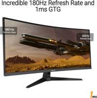 ASUS TUF Gaming VG34VQ3B computer monitor 86,4 cm (34") 3440 x 1440 Pixels UltraWide Quad HD LED Zwart - thumbnail