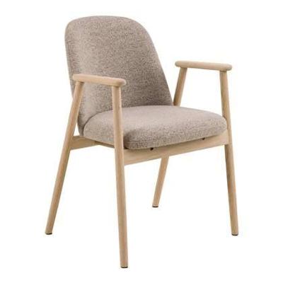 Bendt Eetkamerstoel 'Kenson' Bouclé, kleur Beige