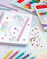 Faber Castell Kleurpotlood Grip Unicorn sparkle pastel kleurpotloden - thumbnail
