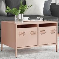 Tv-meubel 68x50x43,5 cm koudgewalst staal roze - thumbnail