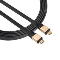 1m HDMI 2.0 (4K) 30AWG High Speed 18Gbps Gold Plated Connectors HDMI Male to HDMI Male Flat Cable(Gold) - thumbnail