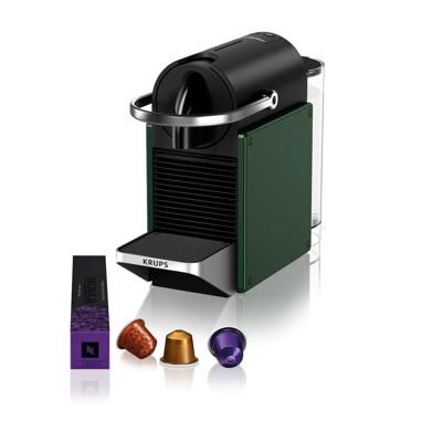 Krups XN3063 Nespresso Pixie Koffiecupmachine Donkergroen/Zwart Krups XN3063 Nespresso Pixie Koffiecupmachine Donkergroen/Zwart