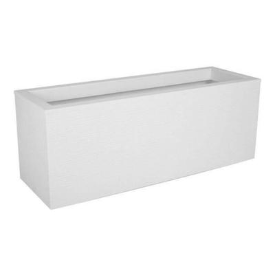 EDA PLASTIQUE Graphit Up Balconniere - 25 L - 59 x 19,5 x 22,8 cm - Witte ceruse EDA PLASTIQUE Graphit Up Balconniere - 25 L - 59 x 19,5 x 22,8 cm - Witte ceruse