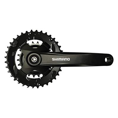 Shimano crankstel 2 x 9 speed altus fc-m101 met 175mm crankarm 36-22t met vierkante as zwart