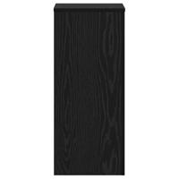 Plantenstandaard 2 pcs Zwart eiken 30 x 30 x 70 cm Bewerkt hout - thumbnail