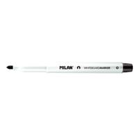 Markeerstiften Milan Whiteboard 12 Stuks Zwart PVC - thumbnail