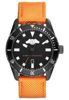 Horlogeband Armani Exchange AX1705 Leder/Textiel Oranje 22mm - thumbnail