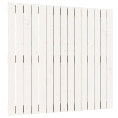 Wandhoofdbord 95,5x3x90 cm massief grenenhout wit
