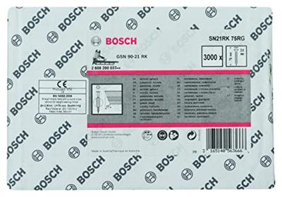 Bosch Accessories 2608200037 Nagel met ronde kop (papiergebonden) SN21RK Afmeting, lengte 75 mm 3000 stuk(s) Bosch Accessories 2608200037 Nagel met ronde kop (papiergebonden) SN21RK Afmeting, lengte 75 mm 3000 stuk(s)