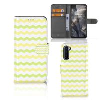 OnePlus Nord | Telefoon Hoesje | Waves Yellow - thumbnail