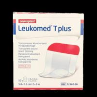 Leukomed Transparant wondverband T plus 7.2 x 5cm 50 Stuks - thumbnail