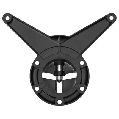 Tafelpoten in hoogte verstelbaar zwart 710 mm 4 st