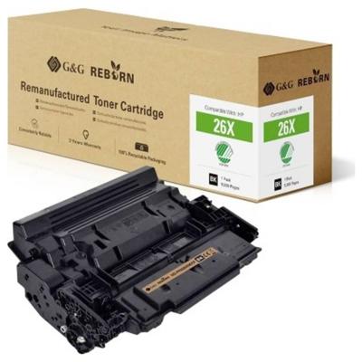 G&G Toner vervangt HP, Troy 26X Compatibel Zwart 9000 bladzijden Reborn remanufactured 21233