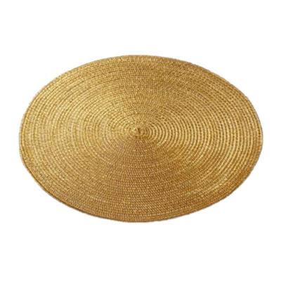 Ronde Placemat Goud Polypropeen 38 Cm - Placemats