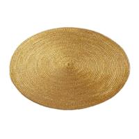Ronde Placemat Goud Polypropeen 38 Cm - Placemats - thumbnail