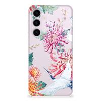Samsung Galaxy S24 Plus | TPU Hoesje | Bird Flowers - thumbnail