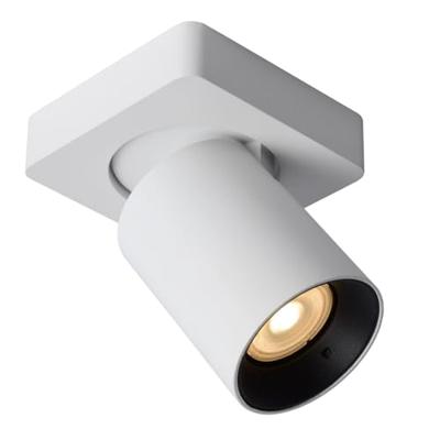 Lucide NIGEL - Plafondspot - LED Dim to warm - GU10 - 1x5W 2200K/3000K - Wit Lucide NIGEL - Plafondspot - LED Dim to warm - GU10 - 1x5W 2200K/3000K - Wit