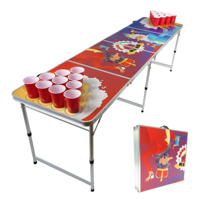 Bierpong Tafel - Beer Pong King - Opvouwbaar en draagbaar als koffer - thumbnail