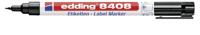 Viltstift edding 8408 schoen rond 0.75mm zwart - thumbnail