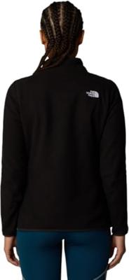The North Face 100 Glacier 1/4 Zip Fleece Dames TNF Black/NPF XL