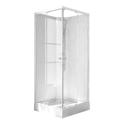 Complete Douchecabine VM Khone II 90x90x207 cm Hoekinstap Mat Wit Van Marcke