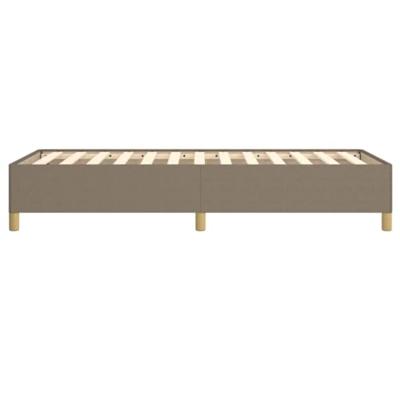 Bedframe stof taupe 90x200 cm Bedframe stof taupe 90x200 cm