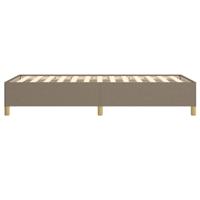 Bedframe stof taupe 90x200 cm - thumbnail