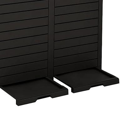 Vuilnisbak voor tuin 78x41x86 cm polypropeen zwart