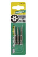 Wolfcraft Bit-set | TORX® met boring | Maat 10, 15, 20 | 3-delig - 1261000 - thumbnail