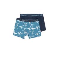 NAME IT KIDS boxershort - set van 2 blauw/wit/donkerblauw - thumbnail