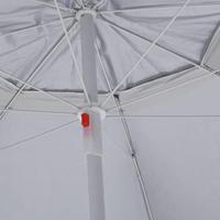 Strandparasol met zijwanden 215 cm zandkleurig - thumbnail