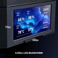Lian Li LANCOOL 207 Midi-tower Behuizing, PC-behuizing, Gaming-behuizing Zwart - thumbnail
