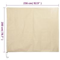 Plantenhoezen met ritssluiting 2 st 70 g/m² 2,36x2 m - thumbnail