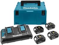 Makita 197158-5 | LXT accuset 18V in Mbox (4x 5.0Ah BL1850 accu + DC18RD duolader) - 197158-5 - thumbnail