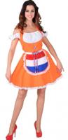 Oranje Dirndl Kostuum Vrouw - thumbnail