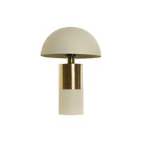 Bureaulamp DKD Home Decor Gouden Metaal Crème Ijzer 220 V 31 x 31 x 45 cm 50 W - thumbnail